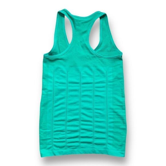 Fabeletics Delta Tank Green Racerback Smooth Operator Yoga Pilates Top Small - Picture 9 of 11